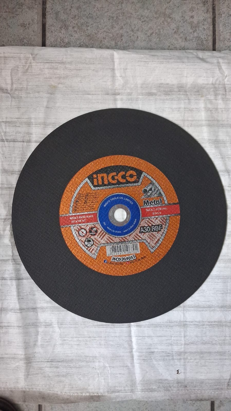 Inco cut off disc 400mm