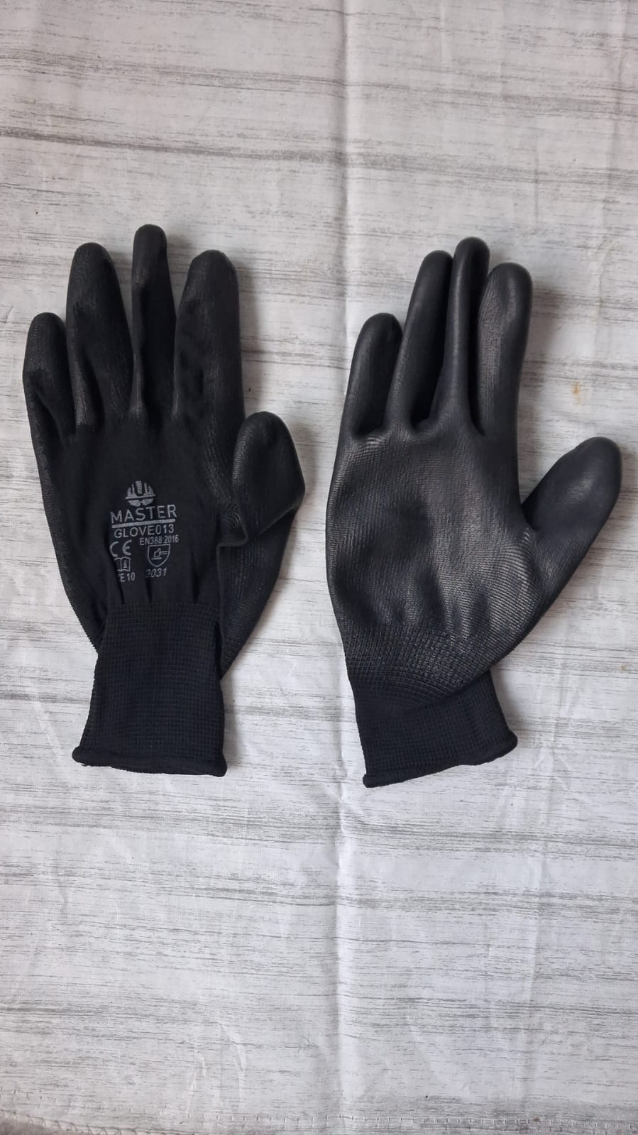 Flex coated work gloves